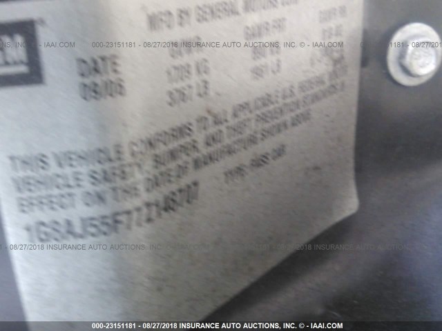 1G8AJ55F77Z148707 - 2007 SATURN ION LEVEL 2 红色 照片 9