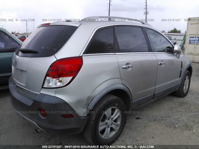 3GSCL33P38S690740 - 2008 SATURN VUE XE SILVER photo 4