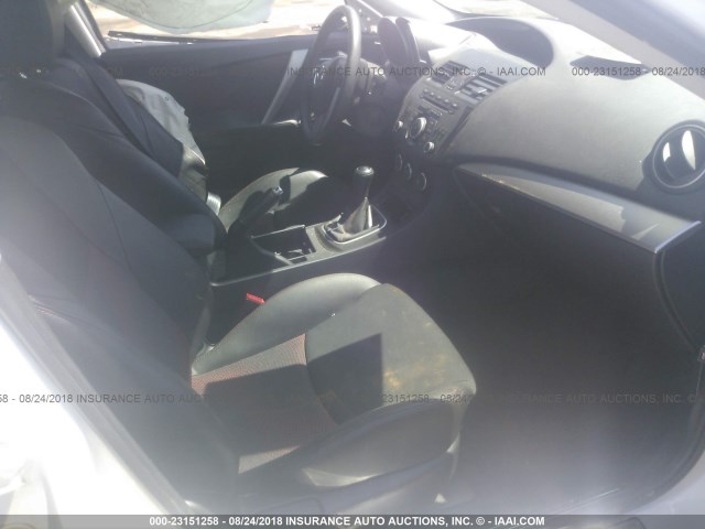 JM1BL1L39C1574221 - 2012 MAZDA SPEED 3 WHITE photo 5