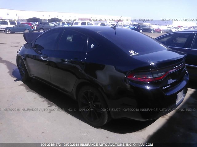 1C3CDFFA2GD818373 - 2016 DODGE DART SXT SPORT BLACK photo 3