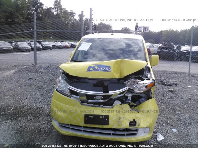 3N6CM0KNXGK698708 - 2016 NISSAN NV200 2.5S/2.5SV YELLOW photo 6