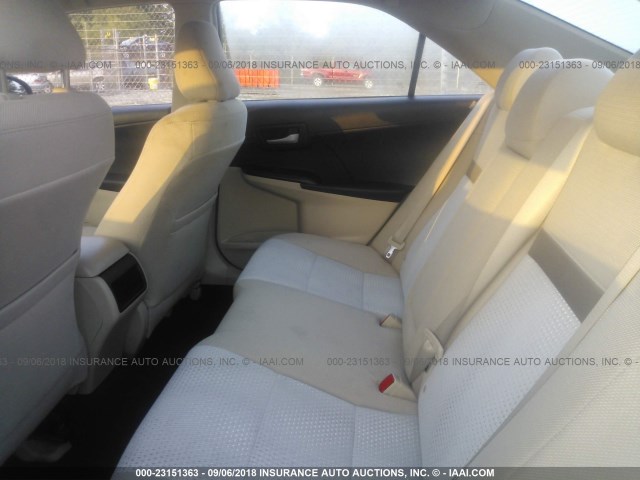 4T4BF1FK1CR172512 - 2012 TOYOTA CAMRY SE/LE/XLE შავი ფოტო 8