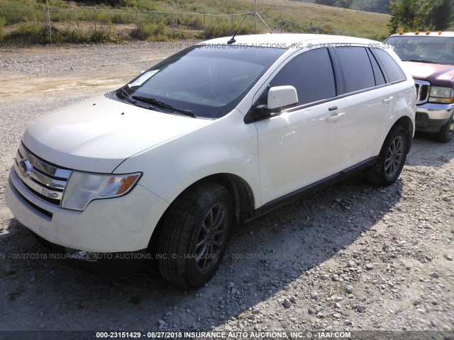 2FMDK38C08BA61849 - 2008 FORD EDGE SEL CREAM photo 2