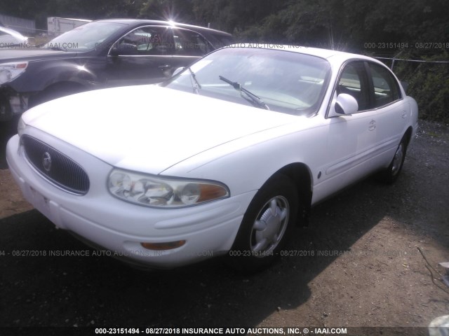 1G4HR54K2YU129018 - 2000 BUICK LESABRE LIMITED WHITE photo 2