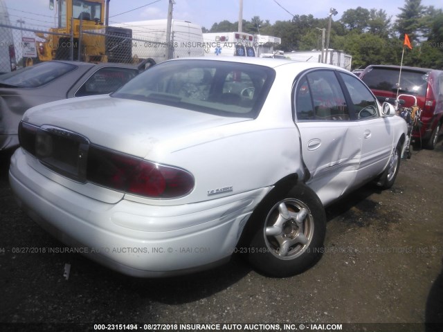 1G4HR54K2YU129018 - 2000 BUICK LESABRE LIMITED WHITE photo 4