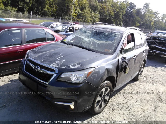 JF2SJARC9HH594398 - 2017 SUBARU FORESTER 2.5I LIMITED GRAY photo 6