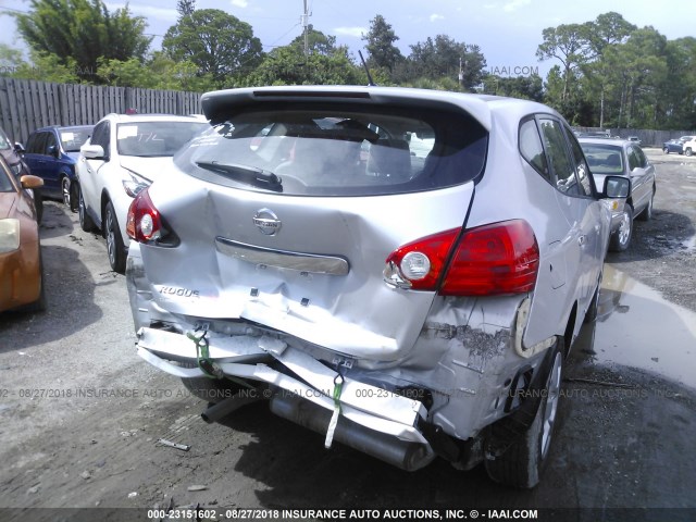 JN8AS5MT4BW572063 - 2011 NISSAN ROGUE S/SV/KROM SILVER photo 6