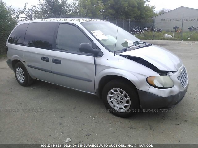 1C4GJ25302B585406 - 2002 CHRYSLER VOYAGER SILVER photo 1