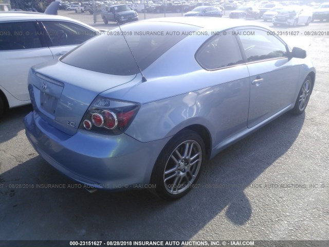 JTKDE167390290026 - 2009 TOYOTA SCION TC BLUE photo 4