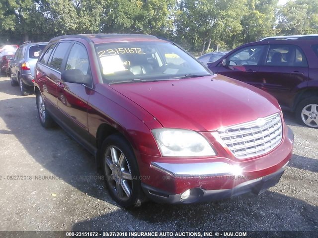 2C8GF68445R470003 - 2005 CHRYSLER PACIFICA TOURING MAROON photo 1