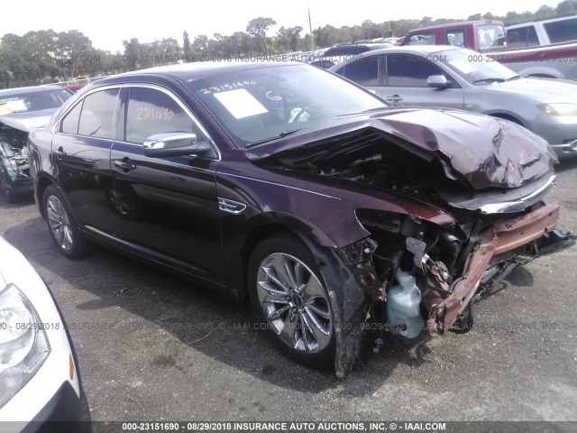 1FAHP2FW2AG118958 - 2010 FORD TAURUS LIMITED Dark Brown photo 1