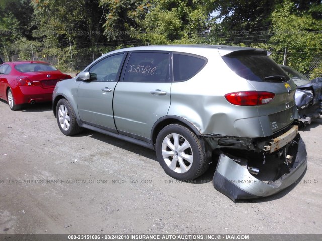 4S4WX86C664415357 - 2006 SUBARU B9 TRIBECA 3.0 H6/3.0 H6 LIMITED GREEN photo 3