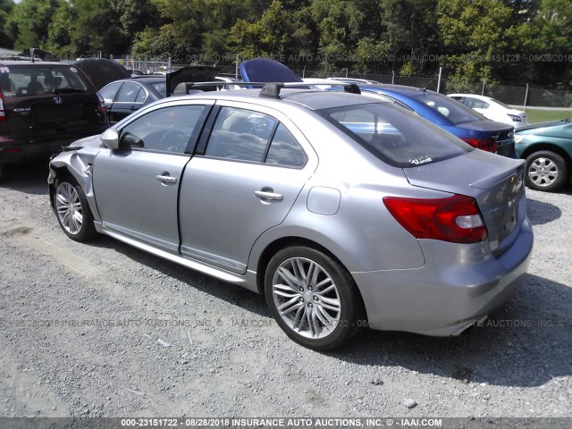 JS2RF9A6XB6110542 - 2011 SUZUKI KIZASHI SPORT GTS SILVER photo 3