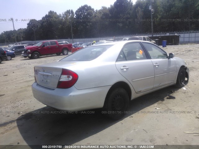 4T1BE32K83U779361 - 2003 TOYOTA CAMRY LE/XLE/SE Gümüş foto 4