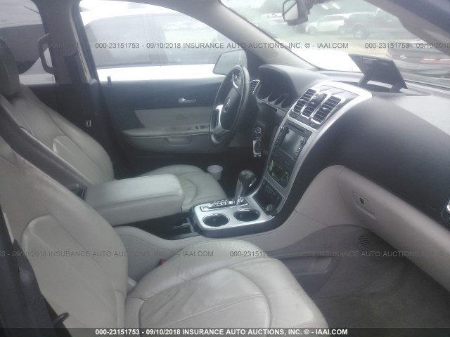 1GKLVMED8AJ154618 - 2010 GMC ACADIA SLT-1 Czarny zdjęcie 5