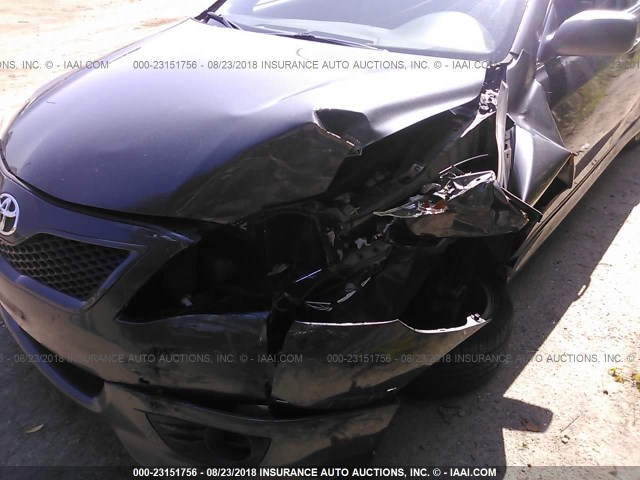 4T1BK3EK6BU616629 - 2011 TOYOTA CAMRY SE/LE/XLE GRAY photo 6