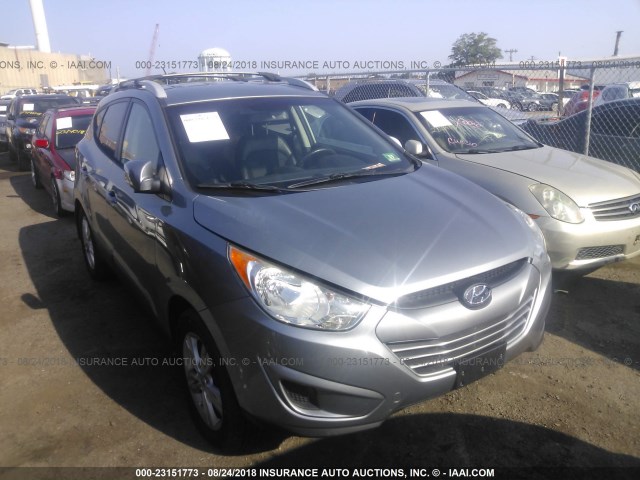 KM8JUCACXCU395168 - 2012 HYUNDAI TUCSON GLS/LIMITED BLUE photo 6