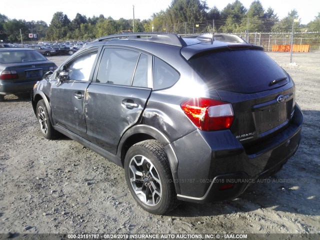 JF2GPALC1GH287643 - 2016 SUBARU CROSSTREK LIMITED GRAY photo 3