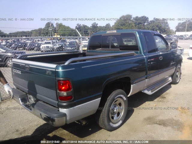 3B7HC13Z7WG148838 - 1998 DODGE RAM 1500 GREEN photo 4