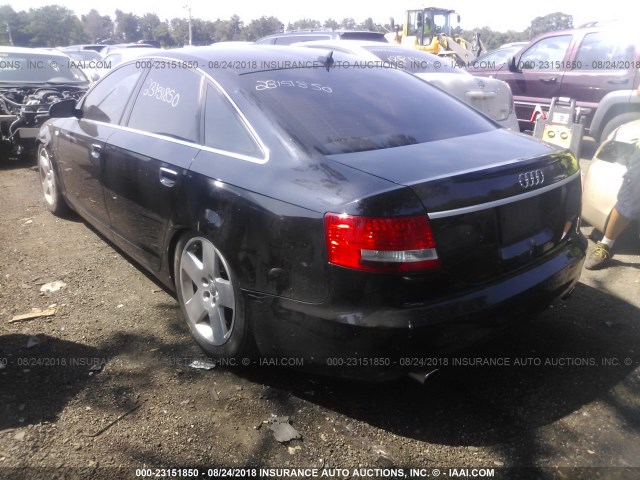 WAUDH74F58N062765 - 2008 AUDI A6 3.2 QUATTRO BLACK photo 3