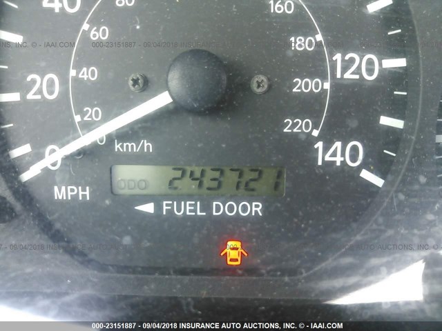 4T1BG22K71U052150 - 2001 TOYOTA CAMRY CE/LE/XLE 黑色 照片 7