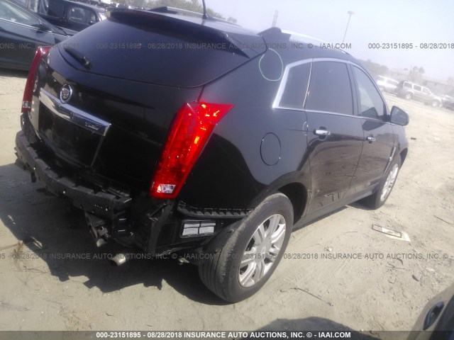 3GYFNAEY1BS625674 - 2011 CADILLAC SRX LUXURY COLLECTION BLACK photo 4