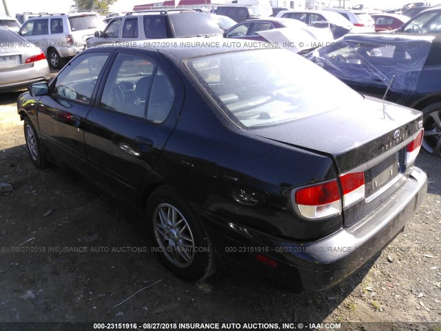 JNKCP11A2YT310102 - 2000 INFINITI G20 BLACK photo 3