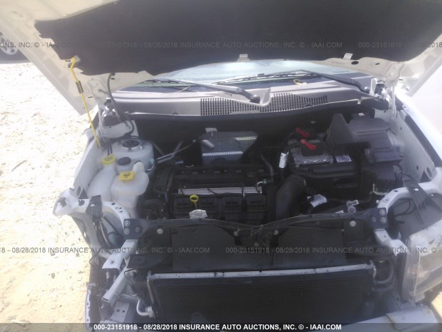 1C4NJCBA3HD147489 - 2017 JEEP COMPASS SPORT WHITE photo 10