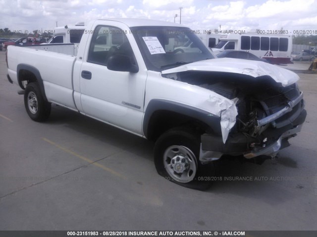 1GCHC24U54E258445 - 2004 CHEVROLET SILVERADO C2500 HEAVY DUTY WHITE photo 1