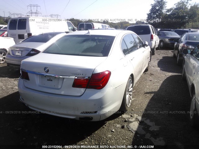 WBAKC8C55CC436686 - 2012 BMW 750 LXI WHITE photo 4