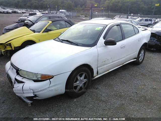 1G3NL52F03C148115 - 2003 OLDSMOBILE ALERO GL WHITE photo 2