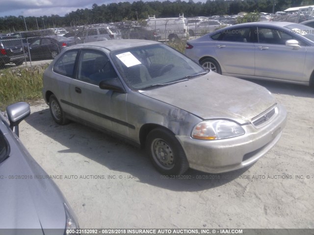 2HGEJ6327TH120706 - 1996 HONDA CIVIC CX SILVER photo 1