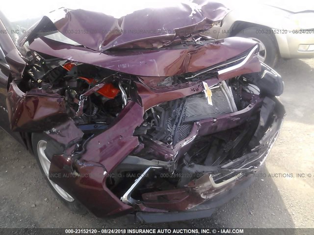 1G1ZB5ST3GF326221 - 2016 CHEVROLET MALIBU LS 勃艮第红 照片 6