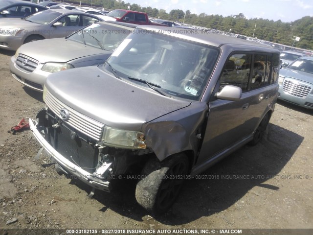 JTLKT324340145027 - 2004 TOYOTA SCION XB Grau Foto 2