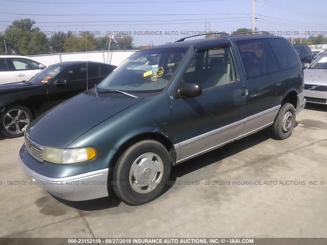 4M2DV11W2TDJ31708 - 1996 MERCURY VILLAGER BLUE photo 2