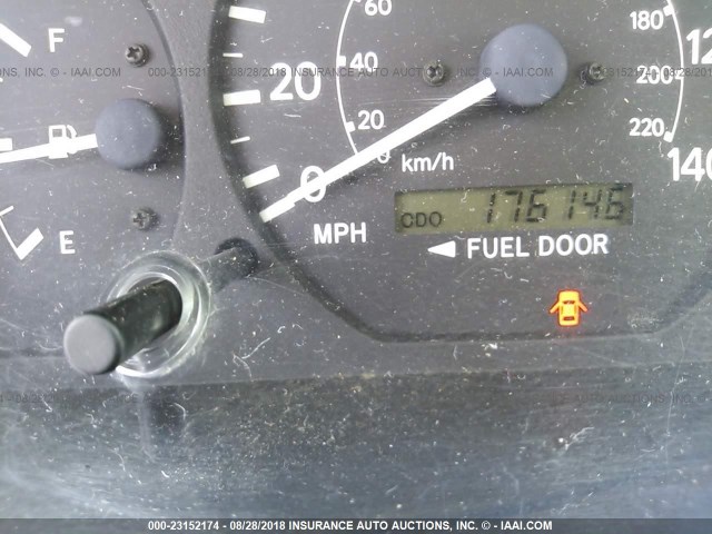 4T1BF22K31U131446 - 2001 TOYOTA CAMRY LE/XLE BLACK photo 7