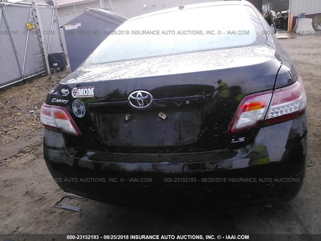 4T4BF3EK3BR092320 - 2011 TOYOTA CAMRY SE/LE/XLE 黑色 照片 6