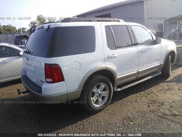 1FMZU64E15ZA32099 - 2005 FORD EXPLORER EDDIE BAUER WHITE photo 4