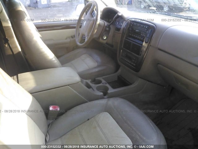 1FMZU64E15ZA32099 - 2005 FORD EXPLORER EDDIE BAUER WHITE photo 5