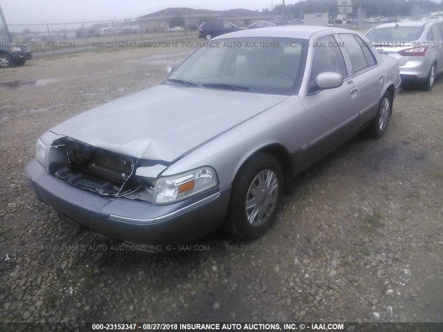 2MEFM74V16X612570 - 2006 MERCURY GRAND MARQUIS GS SILVER photo 2