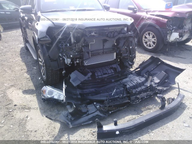 JTEBU5JR0H5470398 - 2017 TOYOTA 4RUNNER SR5 PREM/LTDL/TRAIL/TRD BLACK photo 6