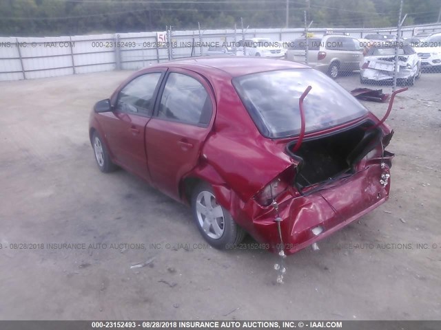 KL1TD56E49B340701 - 2009 CHEVROLET AVEO LS/LT 红色 照片 3