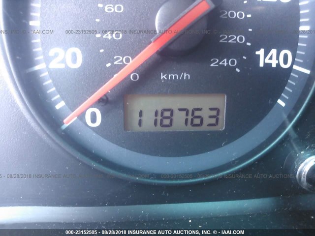 1HGES16395L011254 - 2005 HONDA CIVIC DX VP BLACK photo 7