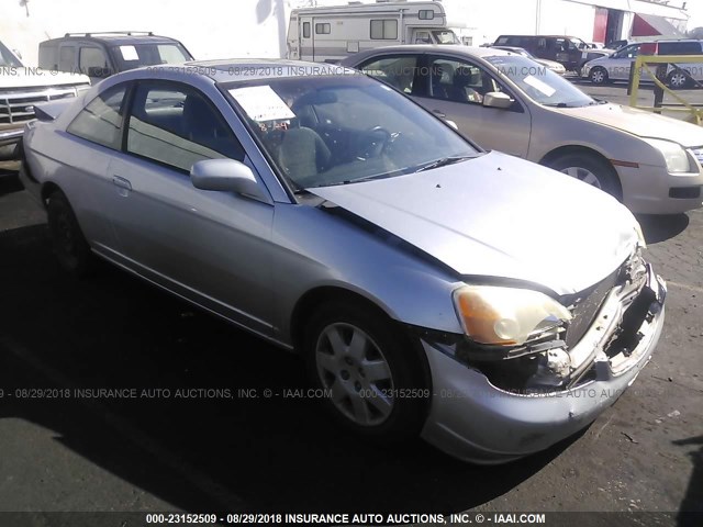 1HGEM21082L056291 - 2002 HONDA CIVIC EX SILVER photo 1