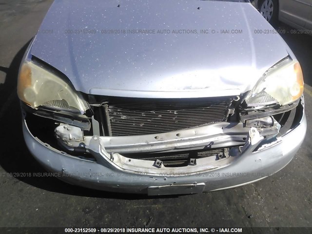 1HGEM21082L056291 - 2002 HONDA CIVIC EX SILVER photo 6