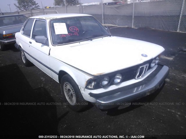 WBAAG4305C8070454 - 1982 BMW 320 I AUTOMATIC WHITE photo 1