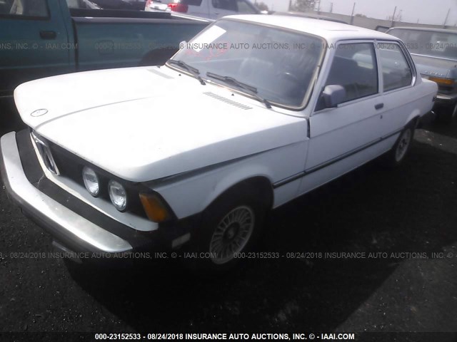 WBAAG4305C8070454 - 1982 BMW 320 I AUTOMATIC WHITE photo 2
