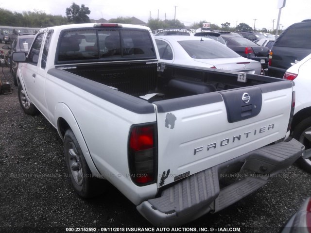 1N6DD26T84C464920 - 2004 NISSAN FRONTIER KING CAB XE WHITE photo 3