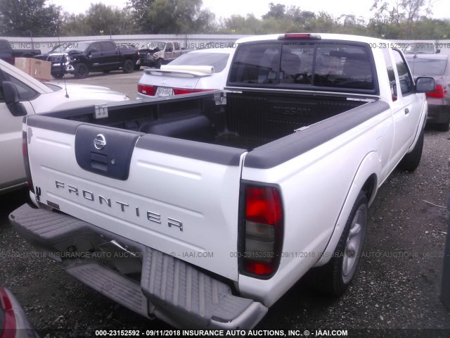 1N6DD26T84C464920 - 2004 NISSAN FRONTIER KING CAB XE WHITE photo 4