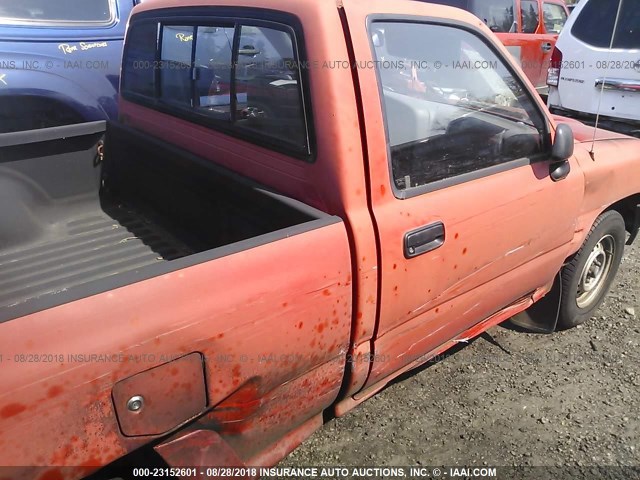 4TARN81A4RZ176844 - 1994 TOYOTA PICKUP 1/2 TON SHORT WHEELBASE STB RED photo 6